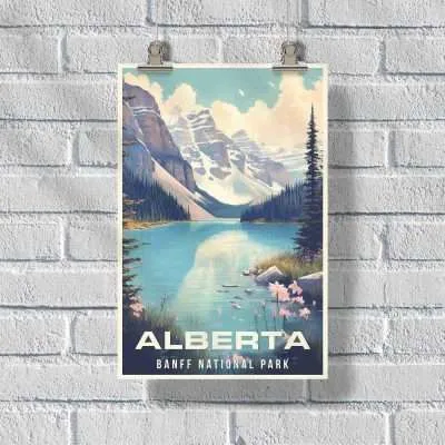 Alberta Banff National Park Poster