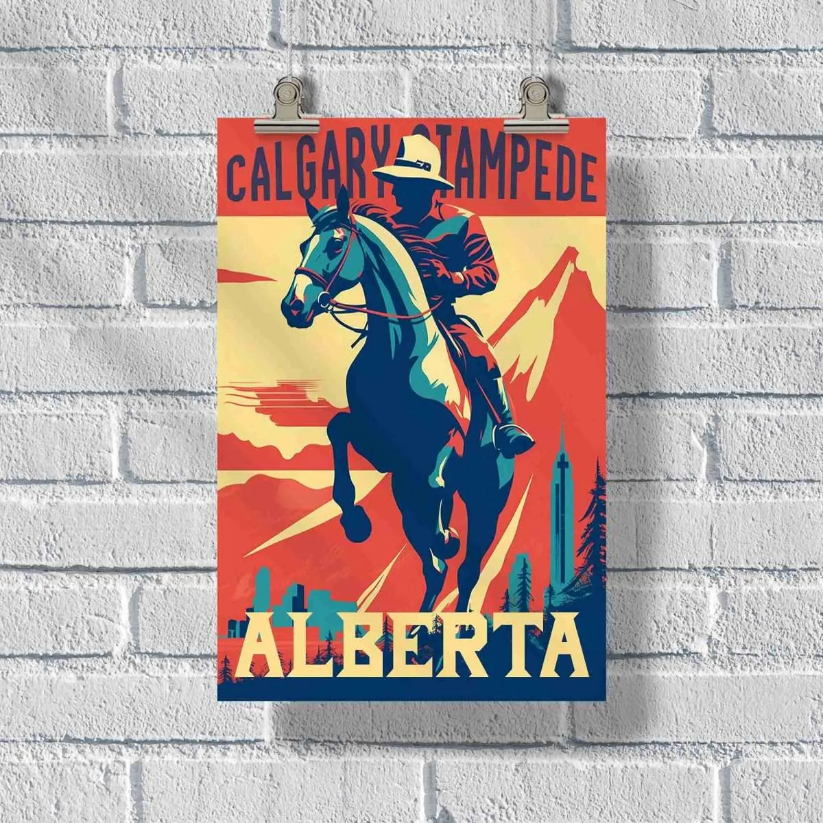 Alberta Calgary Stampede Poster