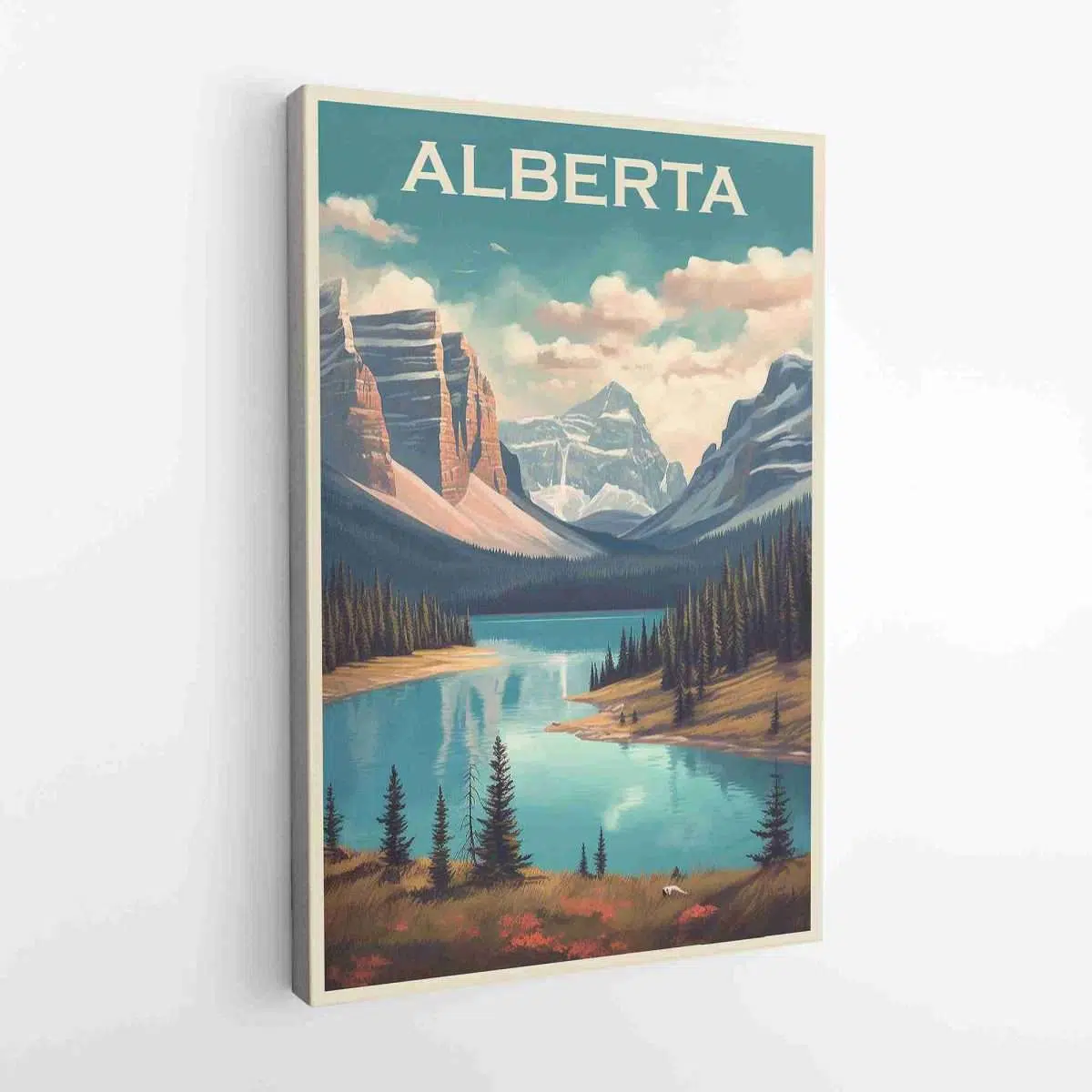 Alberta Landscape Canvas