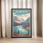 Alberta Landscape Framed Poster