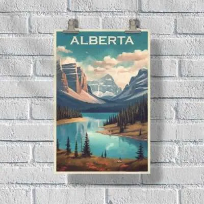 Alberta Landscape Poster