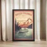 British Columbia Ferry Framed Poster