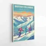 British Columbia Whistler Ski Resort Canvas