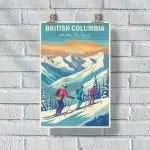 British Columbia Whistler Ski Resort Poster