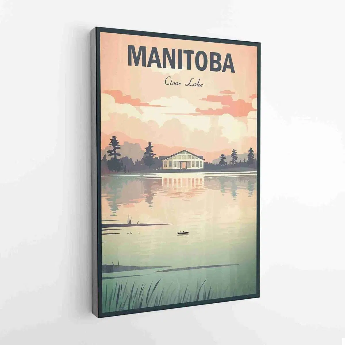 Manitoba Clear Lake Canvas