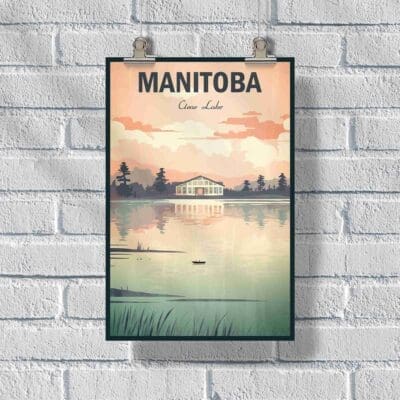 Manitoba Clear Lake Poster