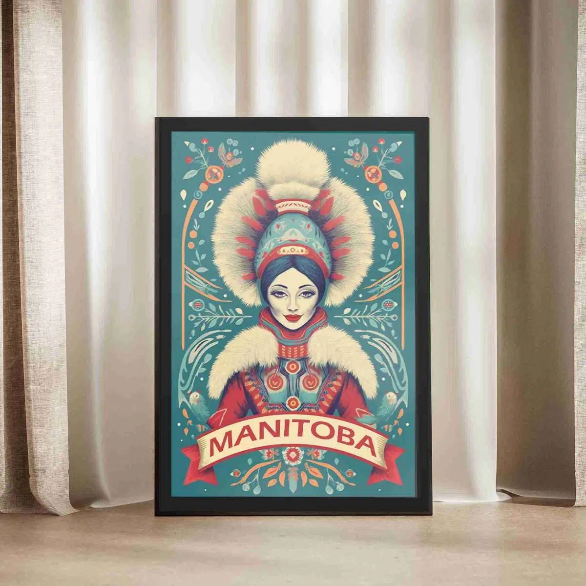 Manitoba Festival Du Voyageur Framed Poster