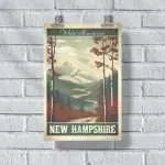 NEW HAMPSHIRe White Mountains Poster