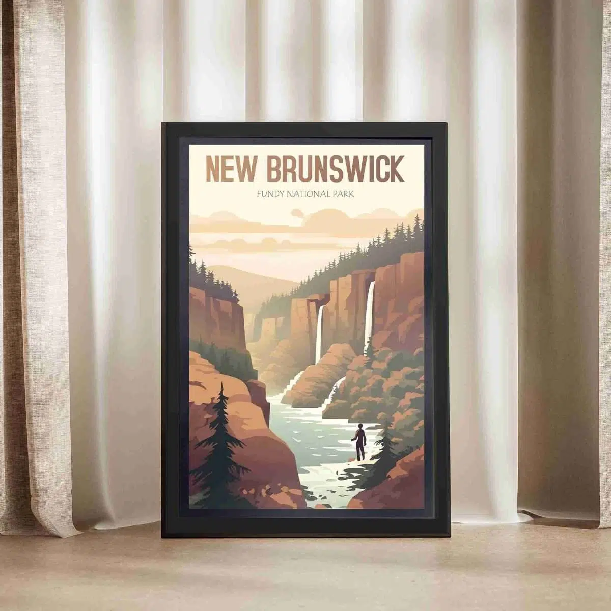 New Brunswick Fundy National Park Framed Poster