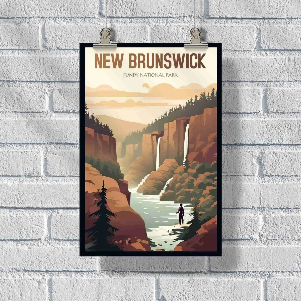 New Brunswick Fundy National Park Poster