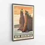 New Brunswick Hopewell Rocks Provincial Park Canvas