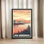 New Brunswick Framed Poster