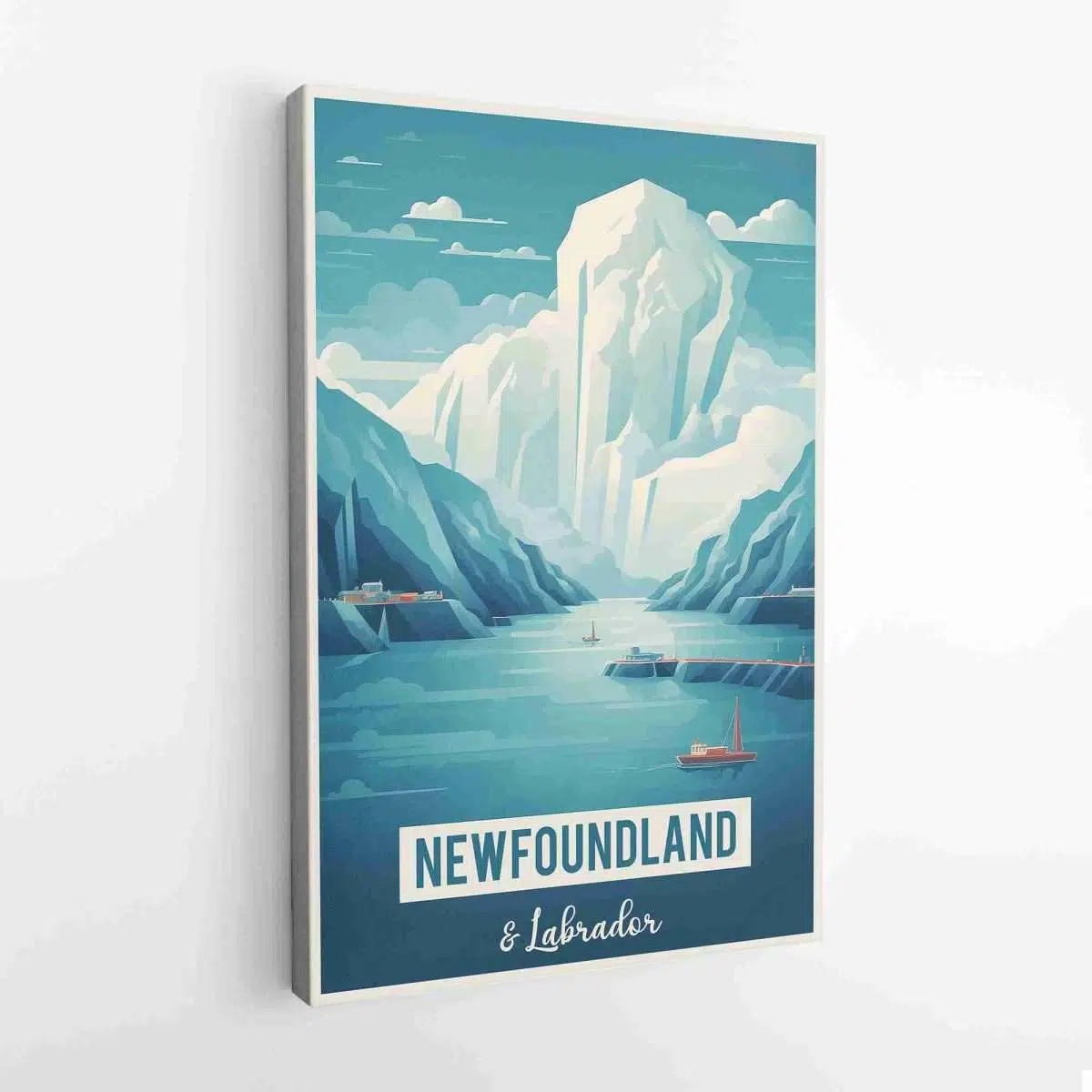 Newfoundland And Labrador Iceberg Canvas