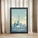 Ontario Canada Framed Poster