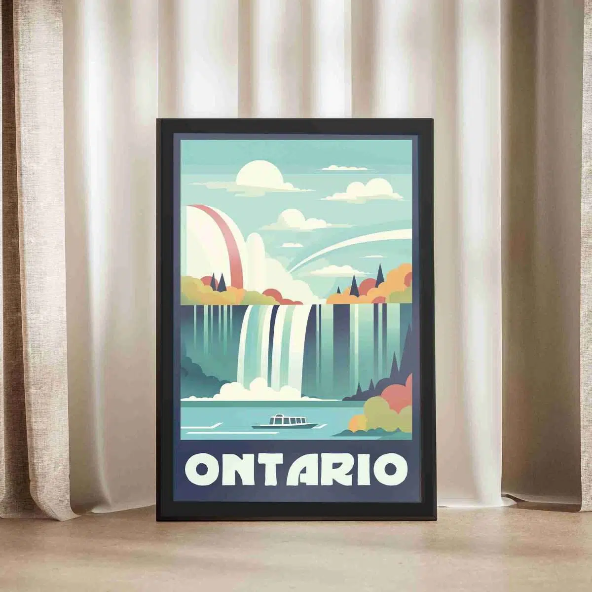 Ontario Niagara Falls Framed Poster