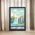 Ontario Niagara Falls Framed Poster