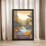 Pennsylvania Keystone State 2 Framed Poster