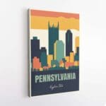 Pennsylvania Keystone State Canvas