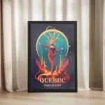 Quebec Cirque Du Soleil Framed Poster