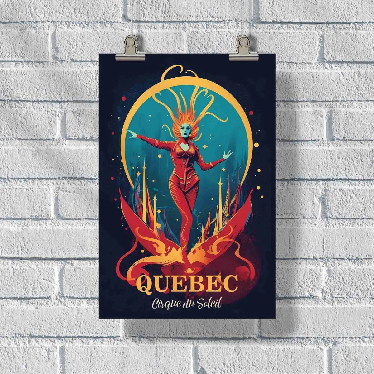 Quebec Cirque Du Soleil Poster