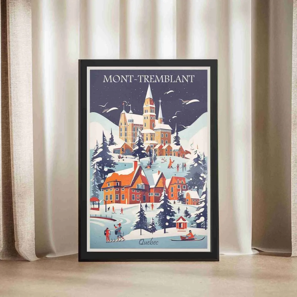 Quebec Mont Tremblant 2 Framed Poster