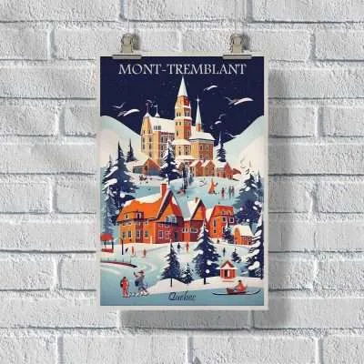 Quebec Mont Tremblant 2 Poster