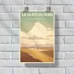 Saskatchewan Athabasca Sand Dunes Poster