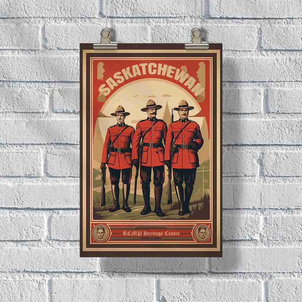 Saskatchewan RCMP Heritage Centre Poster