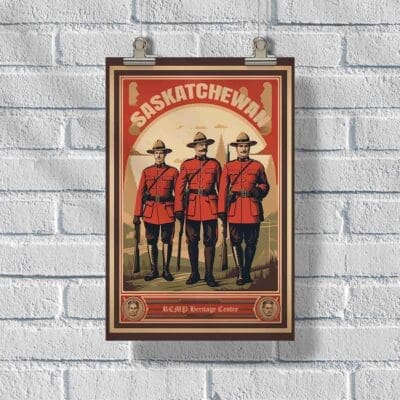 Saskatchewan RCMP Heritage Centre Poster