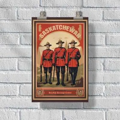 Saskatchewan RCMP Heritage Centre Poster