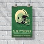 Saskatchewan Roughriders Tradition, Grit, And Glory Poster