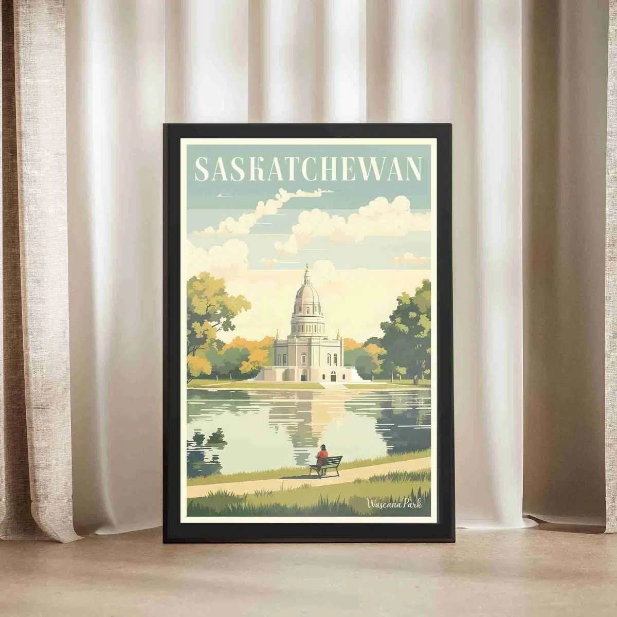 Saskatchewan Wascana Park Framed Poster