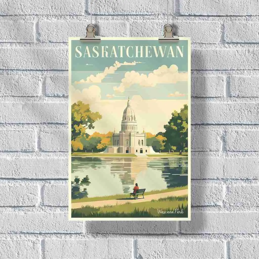 Saskatchewan Wascana Park Poster