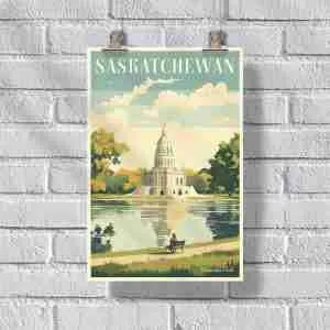 Saskatchewan Wascana Park Poster