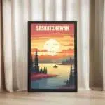 Saskatchewan Framed Poster