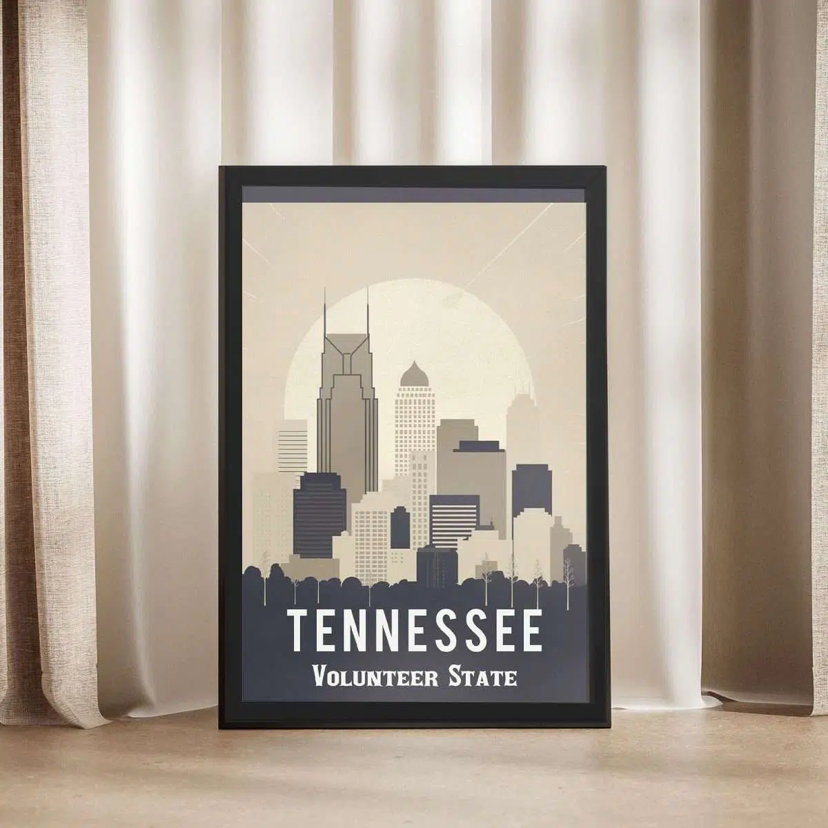 TENNESSEE Volunteer State Framed Poster