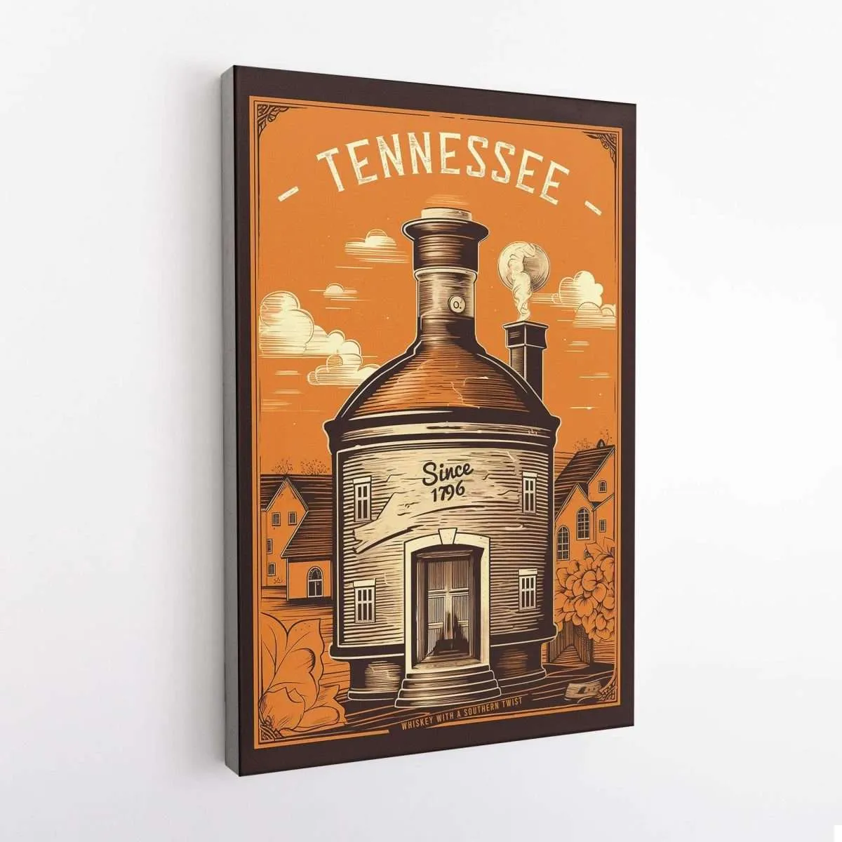 Tennessee Whiskey With A Southern Twist Since 1796 Canvas