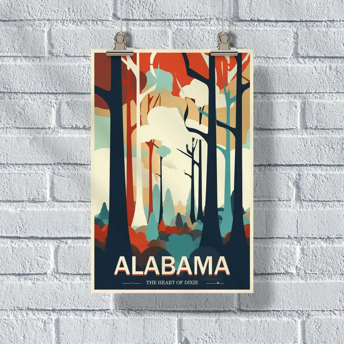 Alabama Abstract Poster