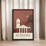 Alabama Southern Charm Framed Poster