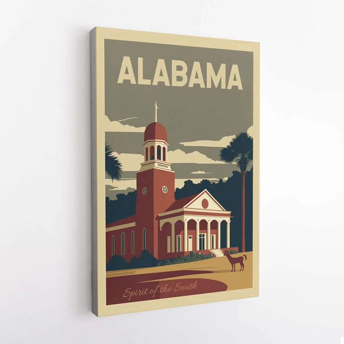 Alabama Spirit Of The South Canvas