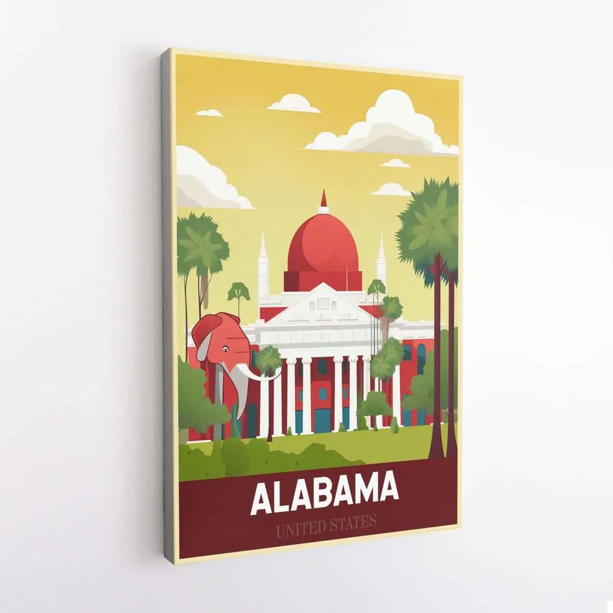 Alabama United States Canvas