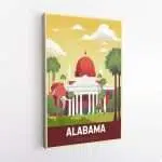 Alabama United States Canvas