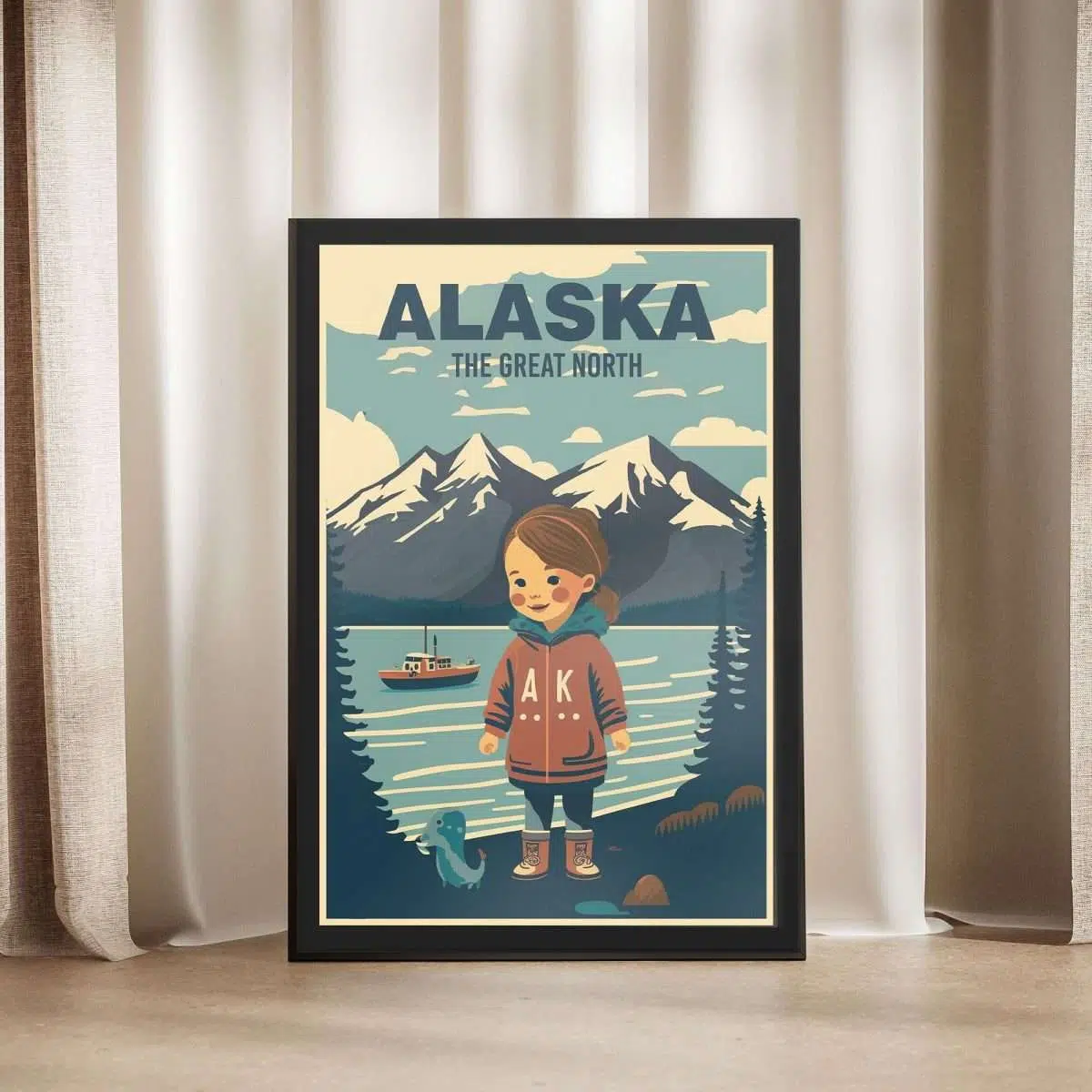 Alaska The Great North 2 Framed Poster