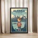 Alaska The Great North 2 Framed Poster