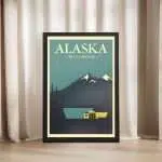 Alaska The Last Frontier Framed Poster