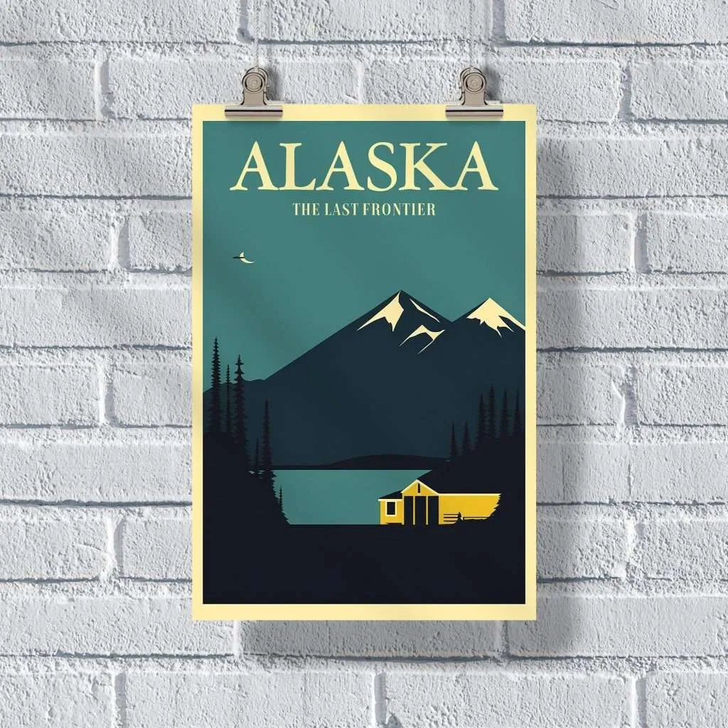 Alaska The Last Frontier Poster