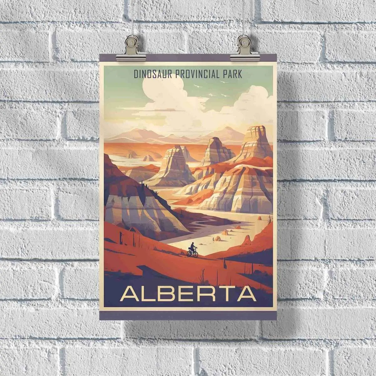 Alberta Dinosaur Provincial Park Poster