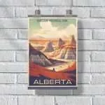 Alberta Dinosaur Provincial Park Poster