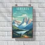 Alberta Majestic Rocky Mountains Poster