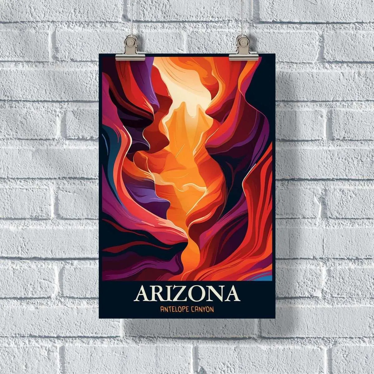 Arizona Antelope Canyon Poster